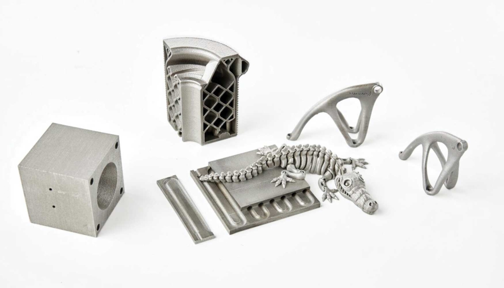 Ejemplos de piezas met�licas fabricadas mediante impresi�n 3D