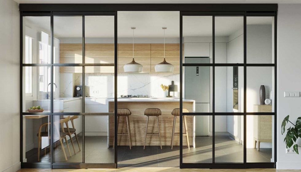 IDS-30, sistema de puertas y divisiones interiores � Exlabesa Building Systems, S. A. U