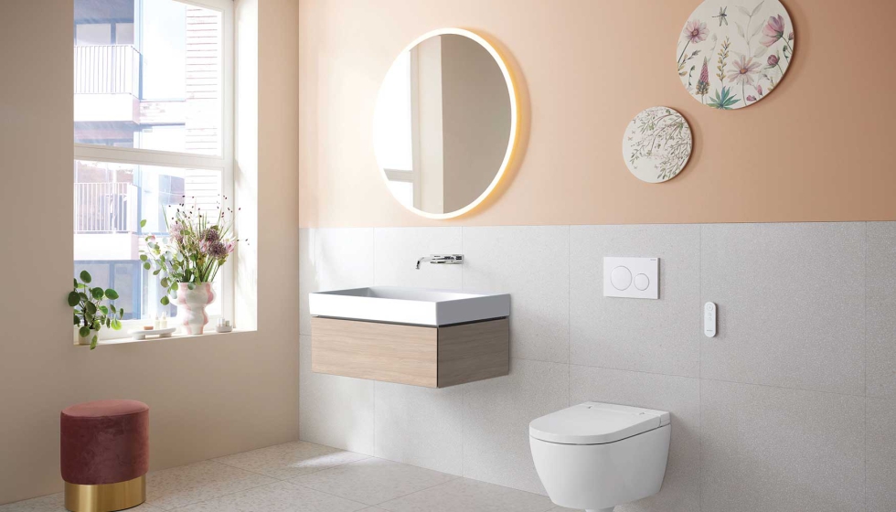 Geberit AquaClean Alba, dise�ado por Christoph Behling, ha sido reconocido con el prestigioso Red Dot Award