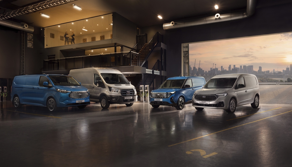 Gama Ford Pro de veh�culos comerciales, con presencia destacada en flotas, carrozados y pick-up en el mercado espa�ol