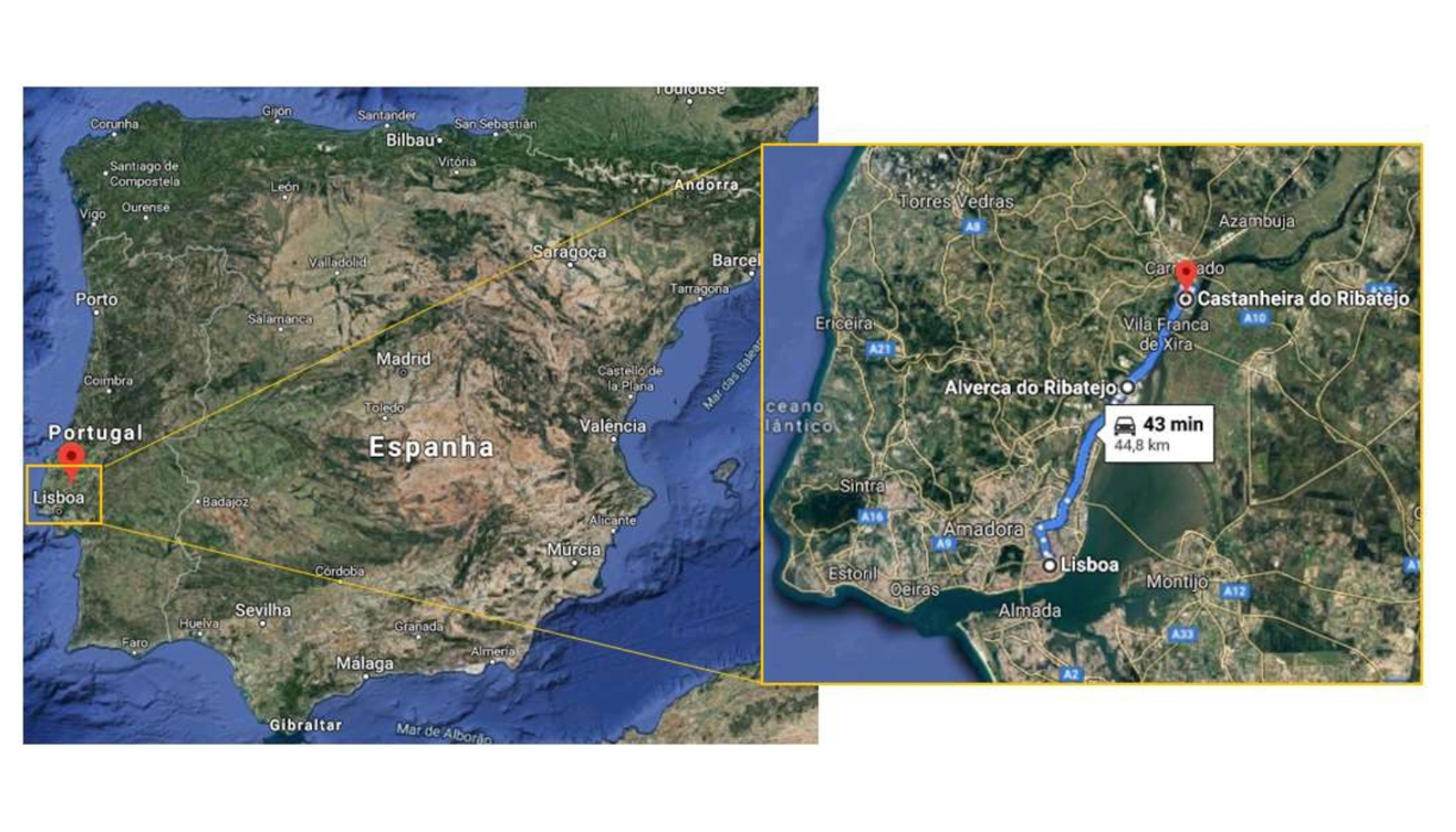 Figura 1 - Vista panor�mica del emplazamiento de la obra (fuente: Google Maps)