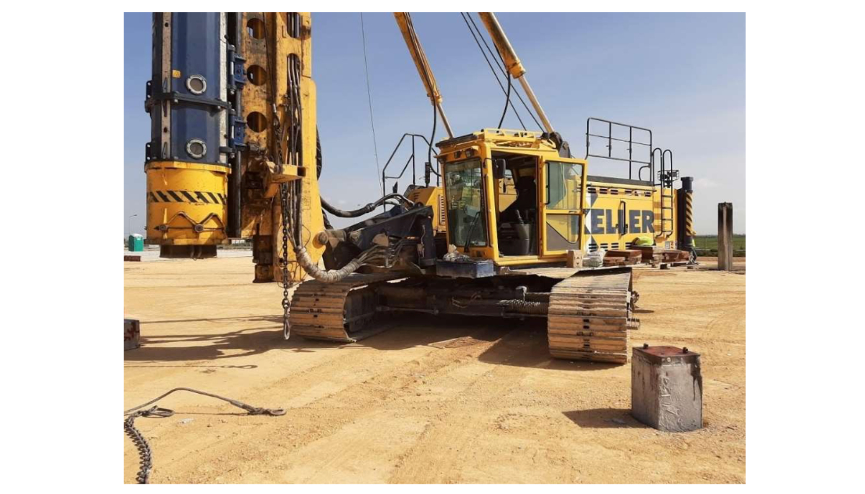 Figura 3 � Pilote prefabricado K400 hincado en obra