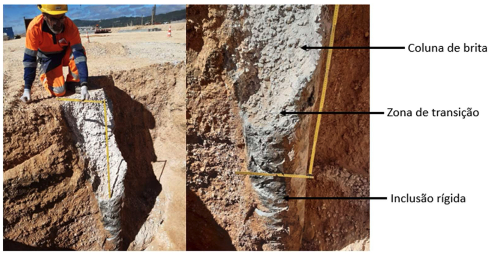 Figura 17. � Aspecto de una CMM excavada