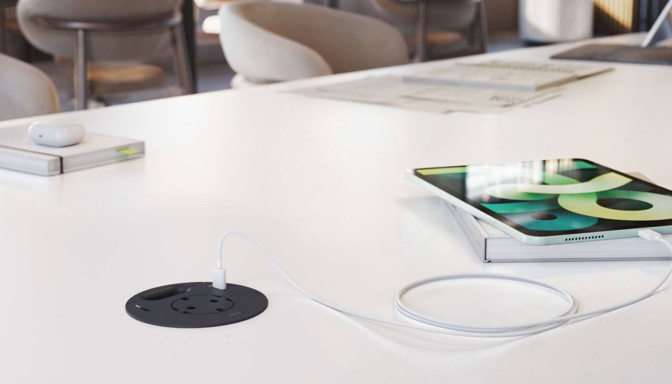 La colecci�n Flash 90 de Simon 400 se adapta a islas de trabajo