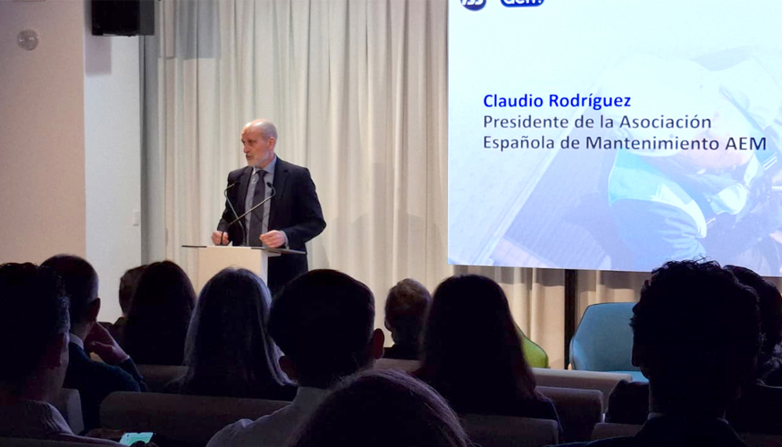 Claudio Rodr�guez Su�rez, presidente de la AEM y director de Tecnolog�a y Servicios T�cnicos de Enag�s