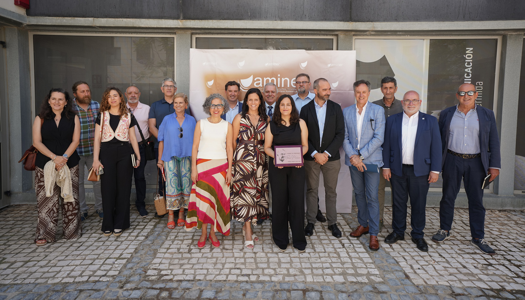 Imagen de la edici�n 2025 del Premio 'Paco Moreno', otorgado a la periodista Noelia Ruiz Alba