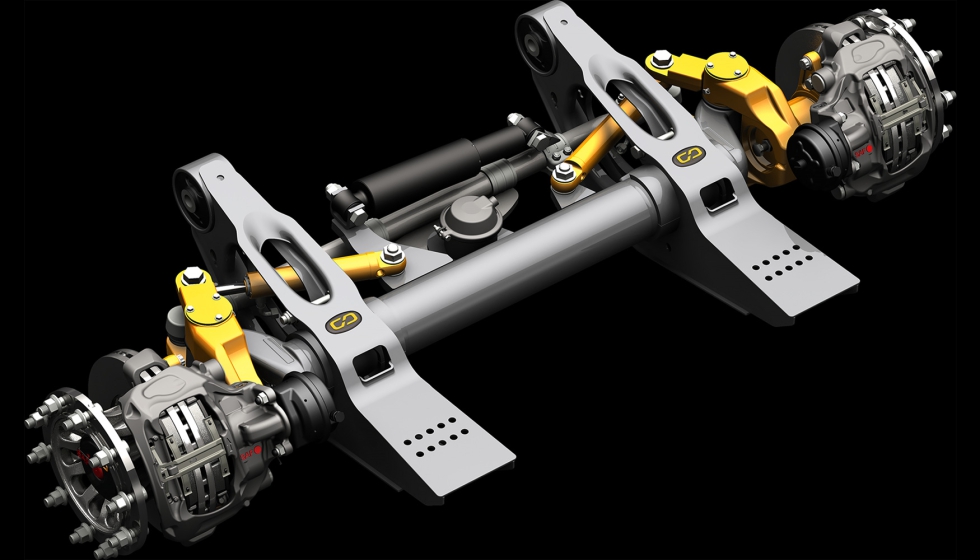 Eje SAF Smart Steering Control de SAF-HOLLAND para aplicaciones de distribuci�n urbana