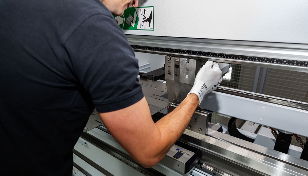 Soluci�n BendGuard para la protecci�n contra accidentes laborales. Foto: Trumpf