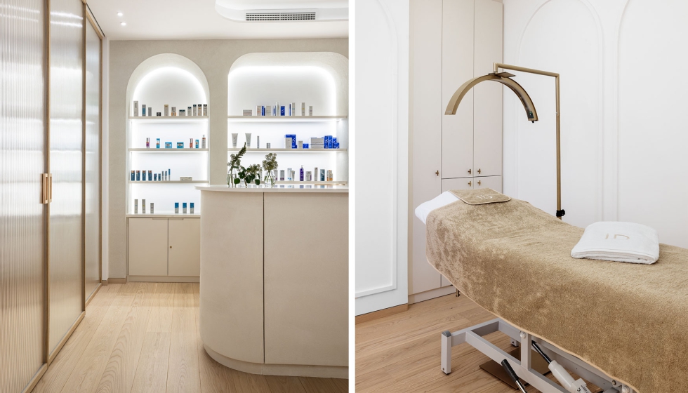 Techos y paredes revestidos en mortero a la cal generan vol�menes homog�neos...