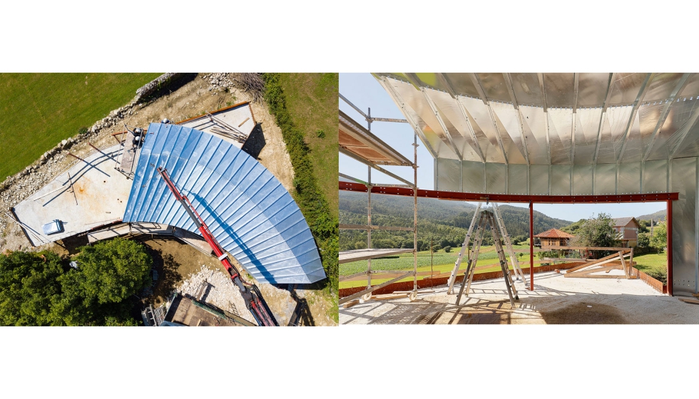 Premio Asturiana de Zinc vivienda unifamiliar BIG FISH, situada en Cadavedo, Asturias...