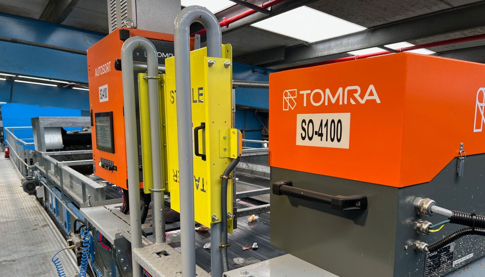 La tecnolog�a de Tomra permite diferenciar tres tipos de residuos de PET