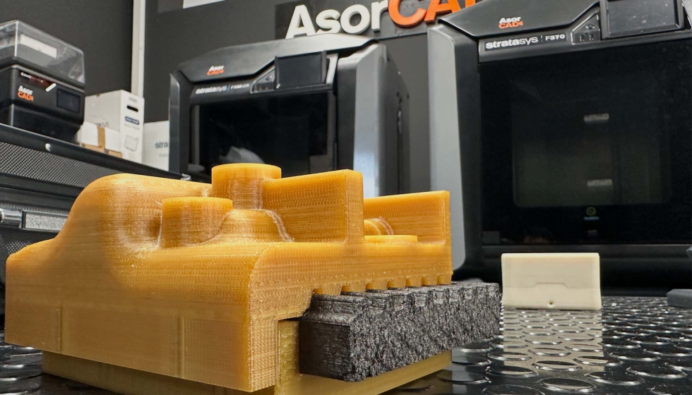 Pieza ultem impresa con la tecnolog�a FDM de Stratasys