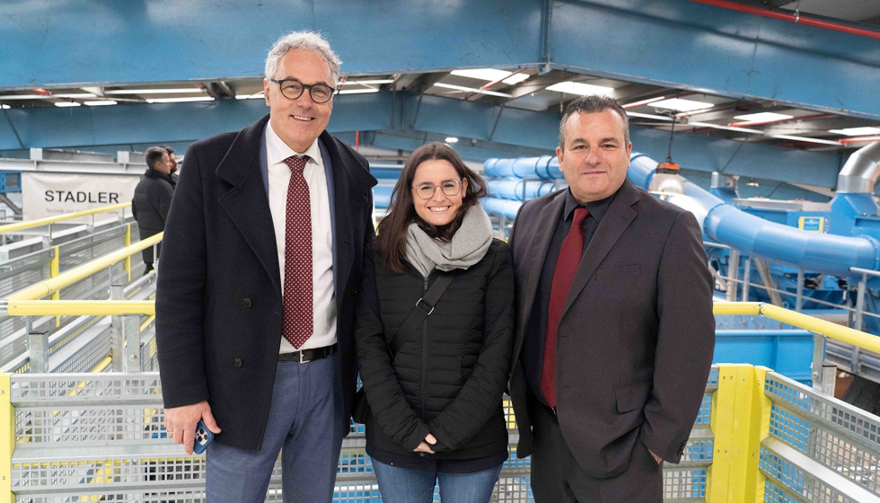 De izquierda a derecha: Willi Stadler, Ana L�pez y Carlos Manchado