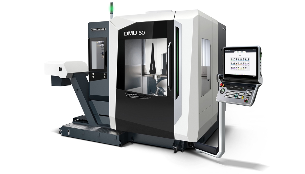 En la imagen, la DMU 50 de 3� generaci�n equipada con ERGOline y control Siemens