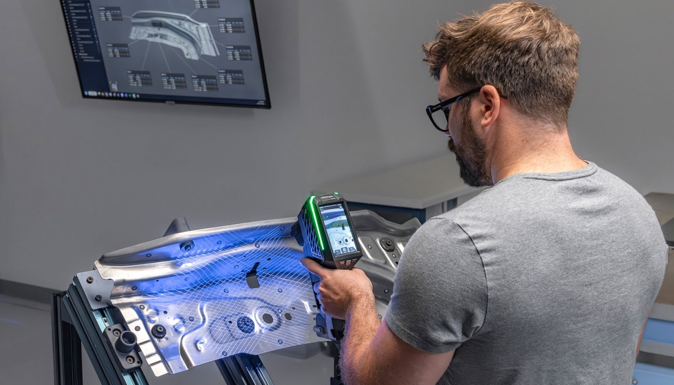 La pantalla integrada de la Serie EVO permite validar directamente la integridad de los datos escaneados