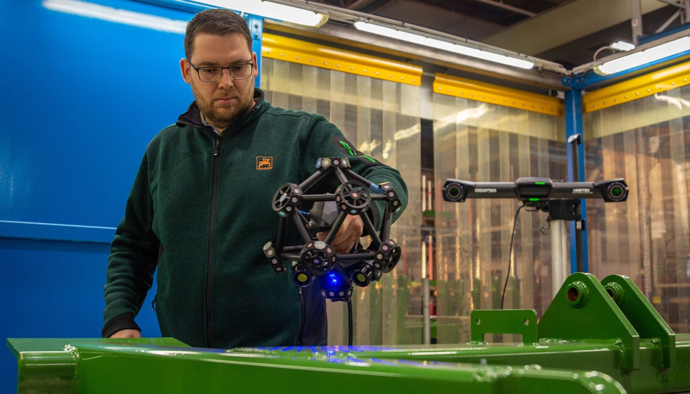 El MetraSCAN 3D proporciona exactitud de medici�n insensible a inestabilidades ambientales