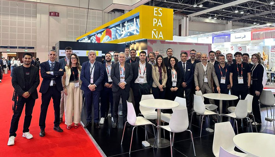 Foto de familia de la delegaci�n espa�ola en Gulfood Dub�i
