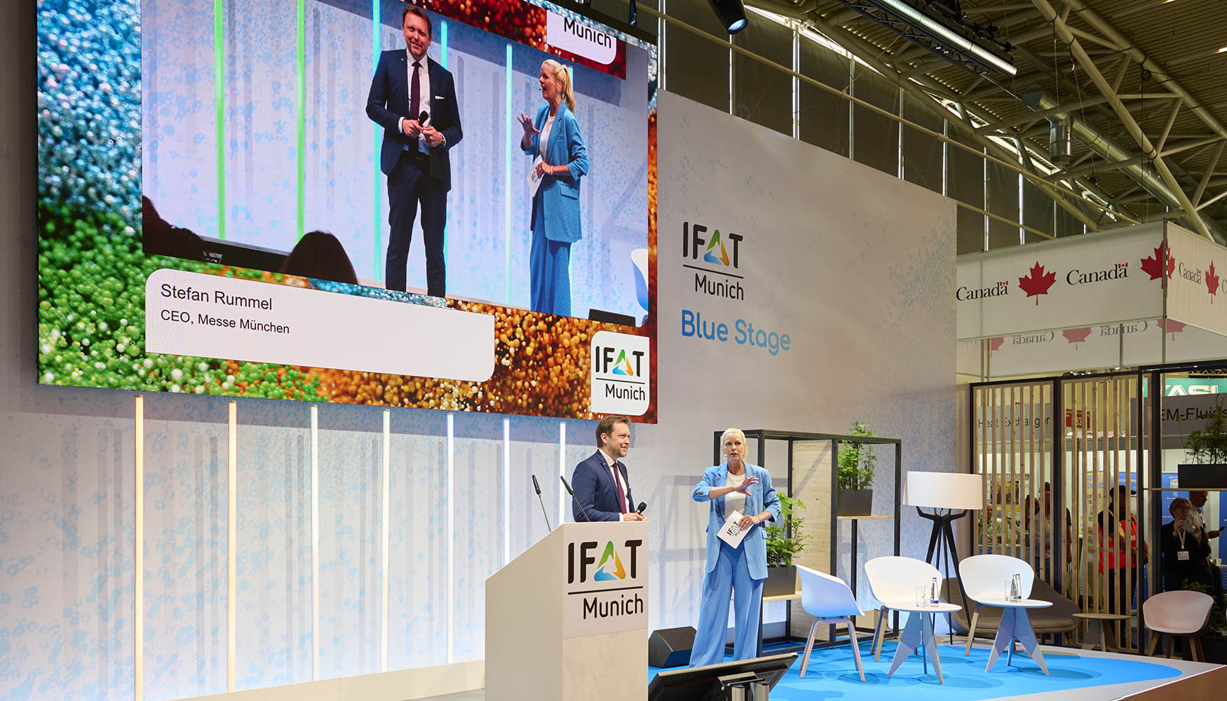 El discurso inaugural de IFAT M�nich 2026 correr� a cargo del ministro federal de Medio Ambiente, Carsten Schneider. Foto: Messe M�nchen GmbH...