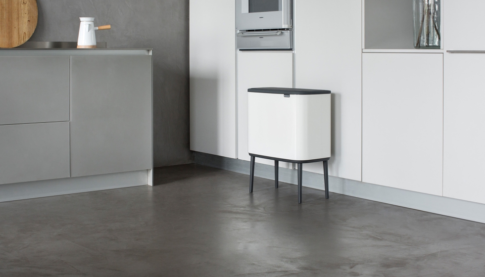 Cubo Bo Touch Bin de 11 + 23 litros en acabado White de Brabantia