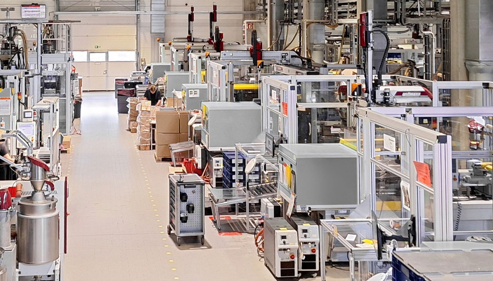 Un total de 14 c�lulas de producci�n est�n equipadas con una c�lula de automatizaci�n estandarizada