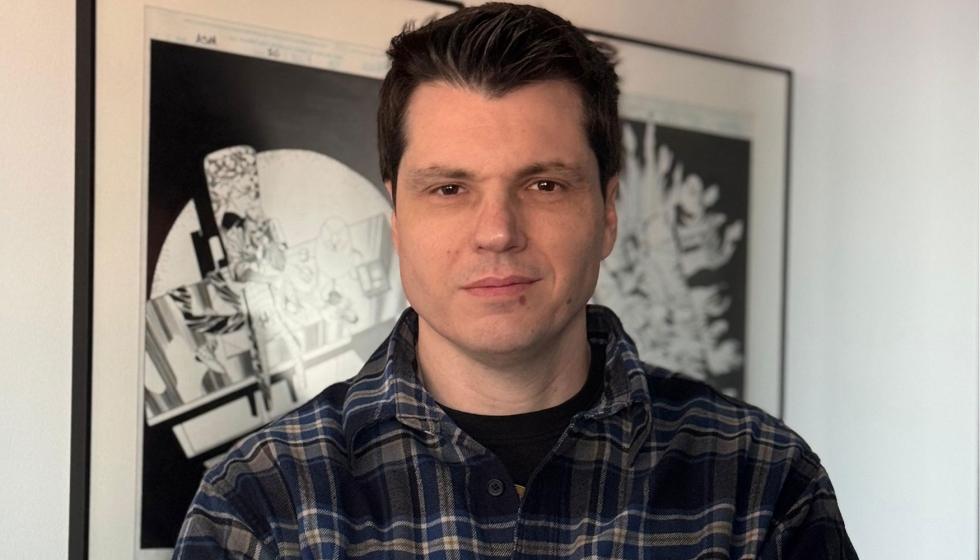 Ignasi Mar�, fundador y gerente de C�mics Barcelona