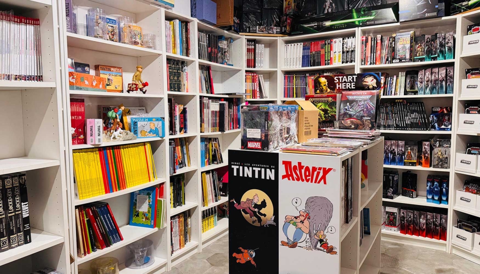 Los c�mics son una parte importante dentro de la oferta de la tienda