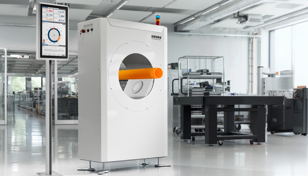 El sistema CCenterwave 6000 permite medir tuber�as con di�metros de entre 32 mm y 1.600 mm sin contacto