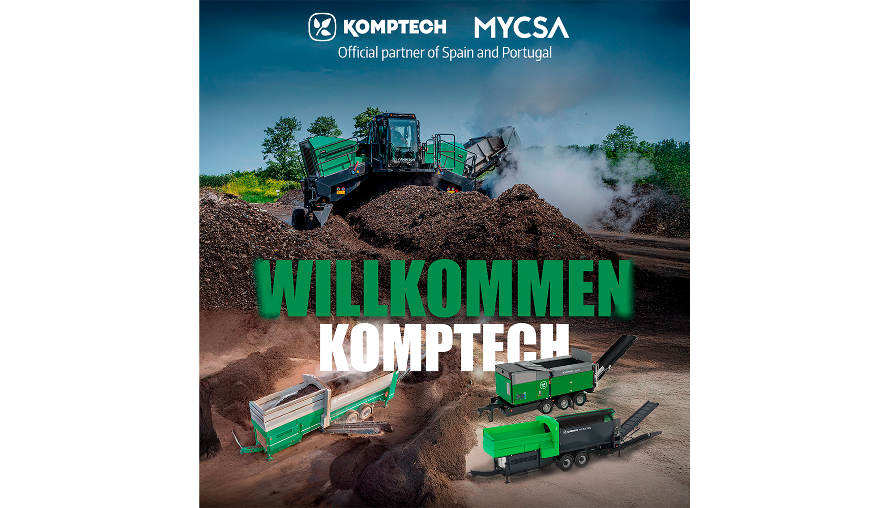 Anuncio del acuerdo entre Komptech y Mycsa