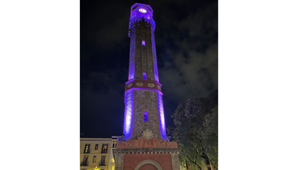 'El respirar del temps' es un espect�culo de danza vertical que convierte la Torre del Reloj en un edificio vivo