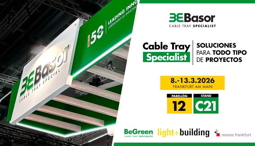 Ubicado en el Pabell�n 12, Stand C21, Basor Electric contar� con m�s de 100 m� de espacio expositivo...