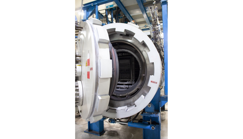 Forno Sinter-HIP utilizado no processo de sinteriza��o