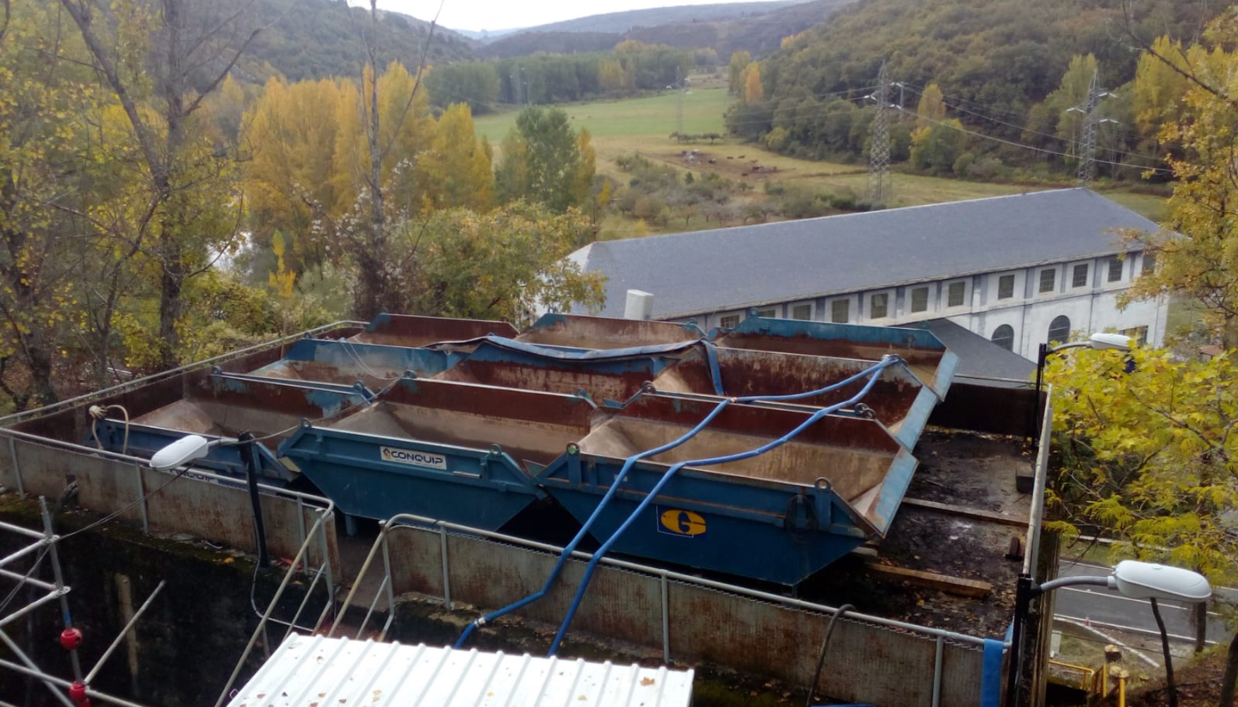 Sistema de decantaci�n inicial