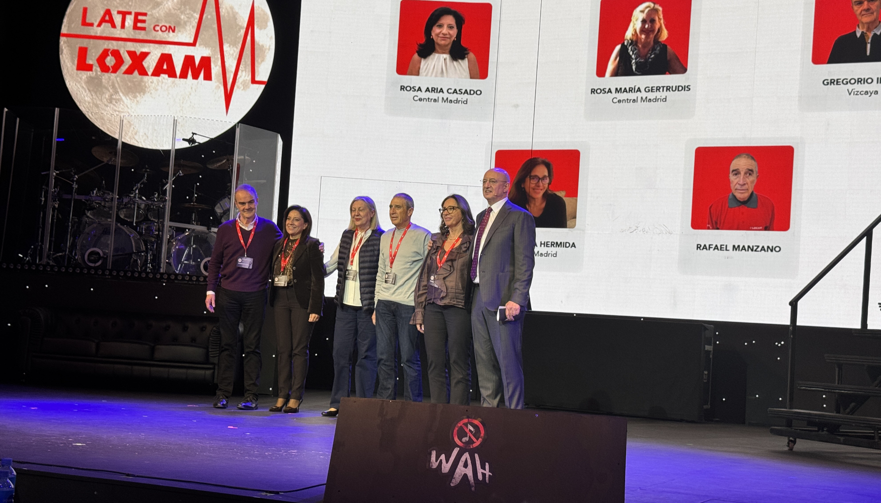 Luis �ngel Salas, CEO de Loxam Iberia, quiso agradecer p�blicamente su trabajo a los �ltimos empleados que se han jubilado en Loxam Iberia...