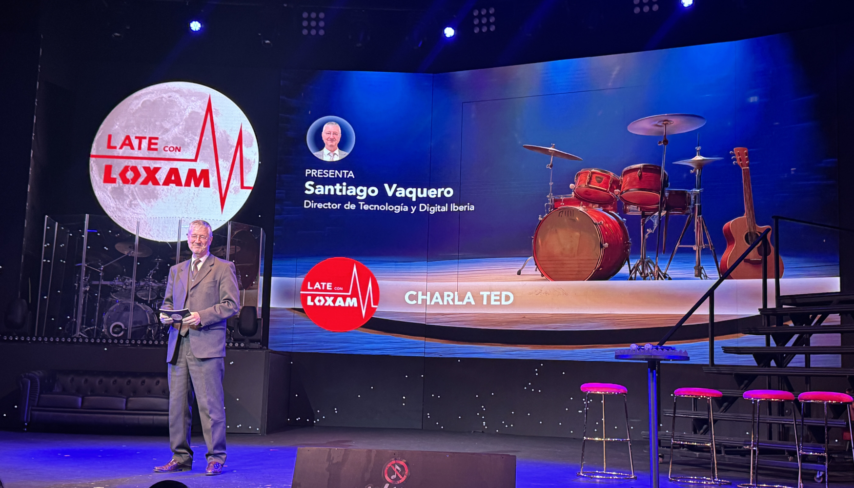 Charla TED impartida por Santiago Vaquero, director de Tecnolog�a y Digital de Loxam Iberia