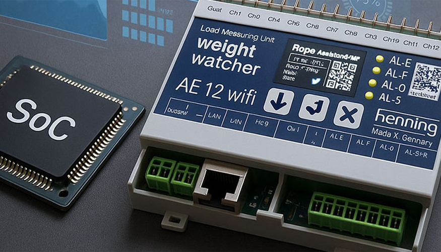 El dispositivo de sobrecarga WeightWatcher AE12wifi de Henning permite una configuraci�n completa a trav�s de TCP/IP o mediante los botones de...