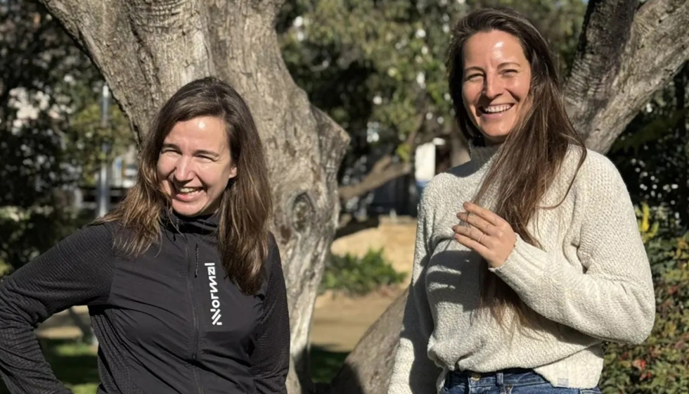 Laura Font a la izquierda y Gemma Rodr�guez a la derecha