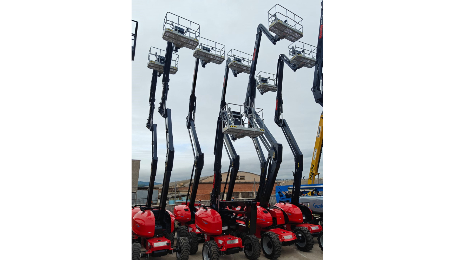 Telesc�picos y brazos de Manitou