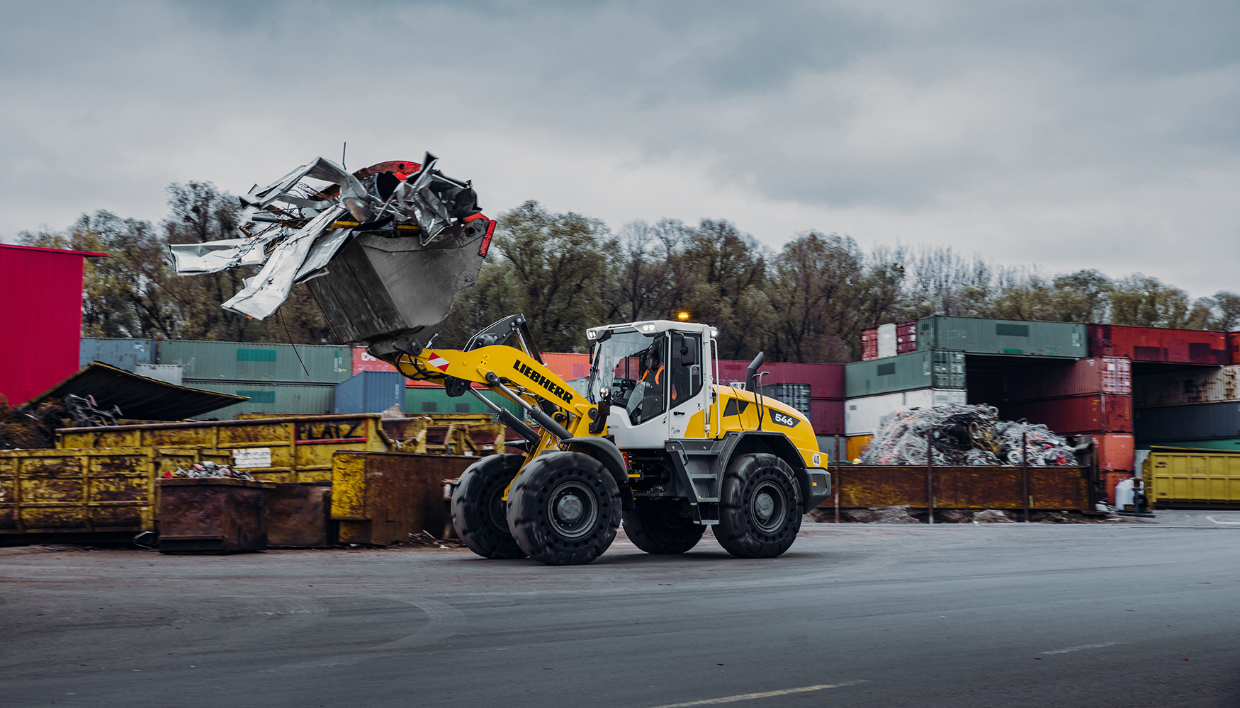 Pala cargadora de ruedas L 546