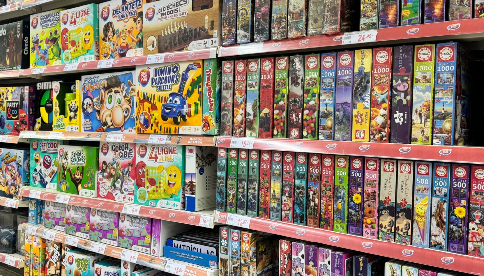 Juegos de mesa y puzzles ocupan un lugar significativo en la oferta de producto