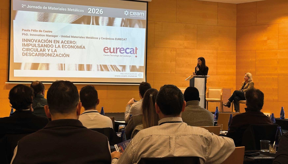 Paula F�lix de Castro, Innovation Manager de la Unidad de Materiales Met�licos Cer�micos de Eurecat...