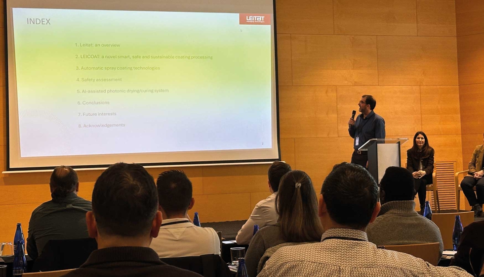 Lorenzo Bautista, del departamento de Qu�mica Aplicada y Materiales de Leitat...