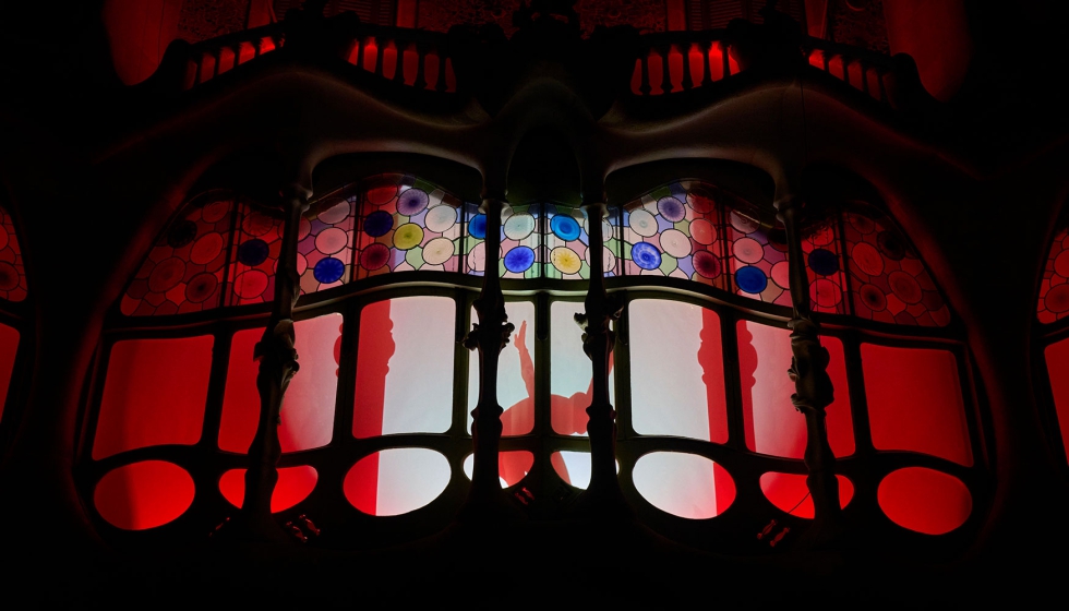 La core�grafa Fukiko Takase ha magnificado la experiencia de esta performance visual. Foto: Claudia Mauri�o