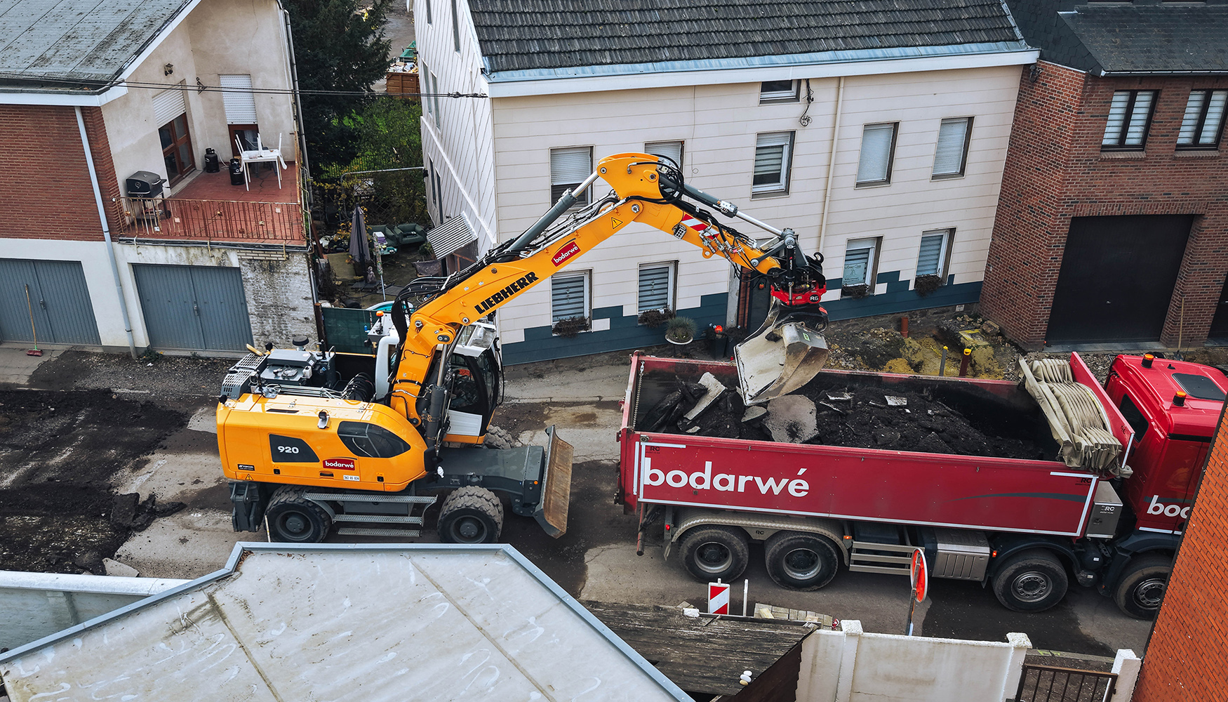 Bodarw� cuenta con 14 excavadoras de ruedas Liebherr que se utilizan en numerosos trabajos de excavaci�n