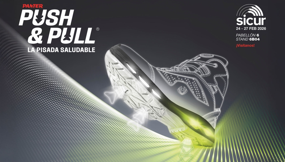 Panter presenta en Sicur una amplia colecci�n de modelos que integran su revolucionaria tecnolog�a de suela inteligente...