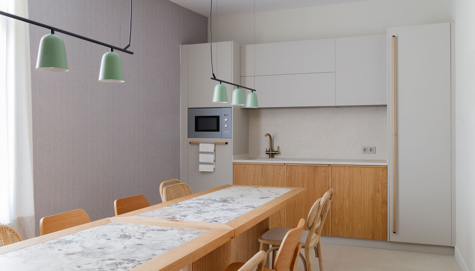 Adem�s de funcionar como cocina operativa para el equipo, este espacio act�a como un showroom activo