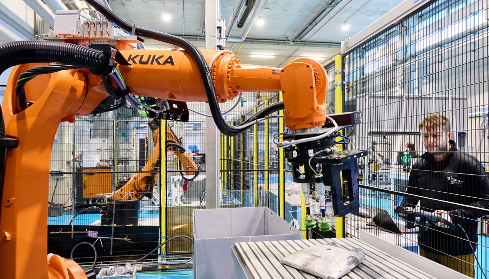 Tekniker exhibir� en BIEMH una c�lula de rob�tica colaborativa dotada de un sistema de visi�n y agarre inteligente que permite al robot identificar y...