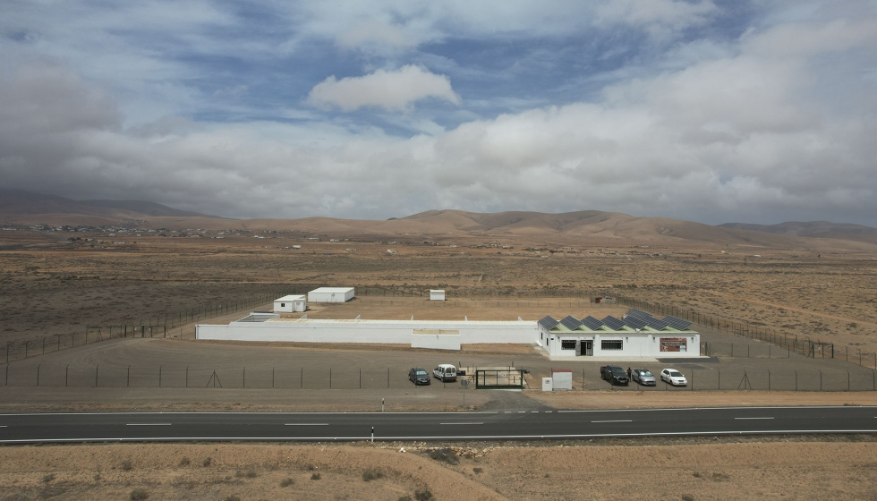 Vista a�rea del Centro de Sementales de Cabra Majorera