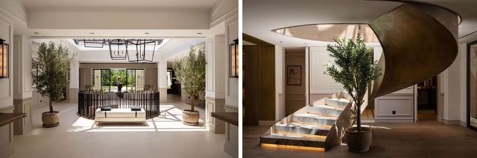 Cada espacio interior destaca por mantener su autonom�a formando parte de una escenograf�a perfectamente orquestrada. Fotos: Jacob Asker...