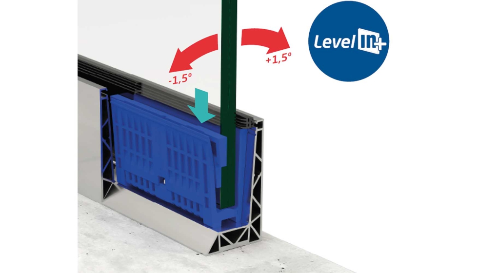 Gama compatible con dispositivos de nivelaci�n Level-In+, que permiten la colocaci�n desde el interior sin necesidad de medios auxiliares...