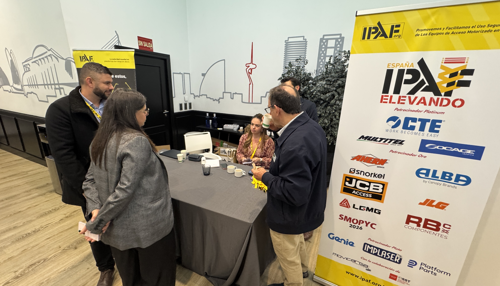 Zona de acreditaci�n de asistentes